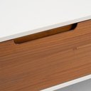 Ver imagem 6 de Rack Madeira Maciça 2 Gavetas Off White