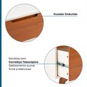 Ver imagem 4 de Rack Madeira Maciça 2 Gavetas Off White