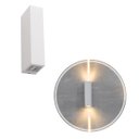 Ver imagem 2 de Arandela Led Mitel Ip65 2 Fachos 2 3w 3000k Br:branco/p