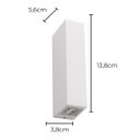 Ver imagem 3 de Arandela Led Mitel Ip65 2 Fachos 2 3w 3000k Br:branco/p