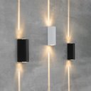 Ver imagem 5 de Arandela Led Mitel Ip65 2 Fachos 2 3w 3000k Br:branco/p