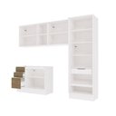Ver imagem 3 de Lavanderia Modulada Kappesberg Celeste 4 Peças Branco/nogueira 272cm