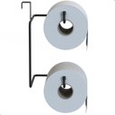 Ver imagem 3 de Porta Papel Higiênico Caixa Acoplada Suporte Preto Arm