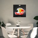 Ver imagem 2 de Quadro 3d Decorativo Helmet Mv 2021 Branco/vermelho - Gran Belo