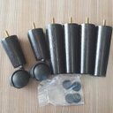 Ver imagem 3 de Kit Pé para Cama Box Cama de Solteiro 4 Pés Palito 2 Rodizios