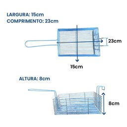 Fritadeira Elétrica 5 L 1 Cuba Profissional Inox Rápida Pro Cor Prateado 110v - 4