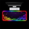 Mousepad Gamer Luz Rgb Grande Speed Triângulos Iluminado 90x40 - 5
