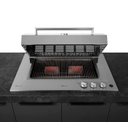 Ver imagem 1 de Churrasqueira de Embutir a Gás Cooktop Fischer Ranch com Tampa Bivolt 31200-83551