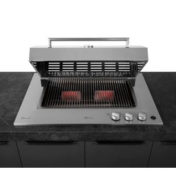 Churrasqueira de Embutir a Gás Cooktop Fischer Ranch com Tampa Bivolt 31200-83551 - 1