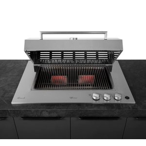Churrasqueira de Embutir a Gás Cooktop Fischer Ranch com Tampa Bivolt 31200-83551