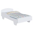 Ver imagem 2 de Cama Infantil Sol 100% Mdf Branco Brilho - Móveis Peroba