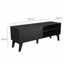 Ver imagem 3 de Rack para Tv até 60 Pol com 1 Porta Arica - Preto