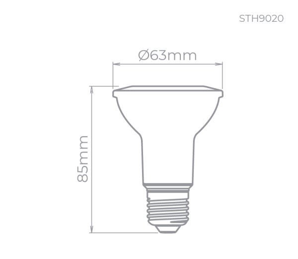 Lamp Led Par20 Eco 5,5w - 4