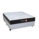 Ver imagem 1 de Cama Box Casal + Colchão Semi Ortopédico Extra Firme Espuma D33 Prime Colchões 138x188x72 Branco