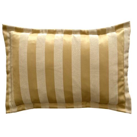 Porta Travesseiros Dourado Medalhão - 70x50cm