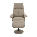 Ver mais imagens de Kit 2 Poltronas de Massagem Reclinável e Giratória Arizona com Apoio de Pés Pu Fendi G56 - Gran Belo