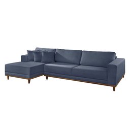 Sofá Cronos 03 Metros Chaise Lado Esquerdo Meu Sofá Online - 2