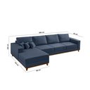 Ver imagem 7 de Sofá Cronos 03 Metros Chaise Lado Esquerdo Meu Sofá Online