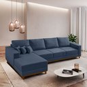 Ver imagem 1 de Sofá Cronos 03 Metros Chaise Lado Esquerdo Meu Sofá Online