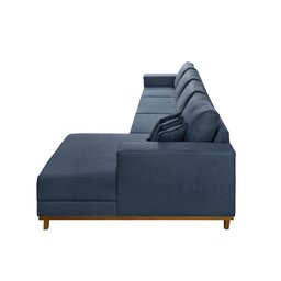 Sofá Cronos 03 Metros Chaise Lado Esquerdo Meu Sofá Online - 3