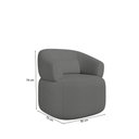 Ver imagem 3 de Poltrona Orgânica Living Duomo Boucle Just Time