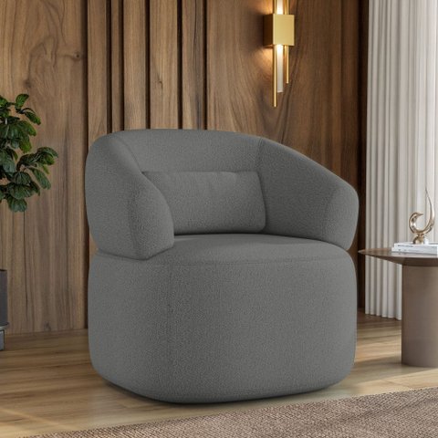 Poltrona Orgânica Living Duomo Boucle Just Time