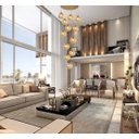 Ver imagem 2 de Pendente Moderno Glass 60cm 12 Vidros Âmbar 20cm C Lâmp. Led