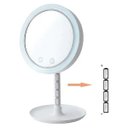 Ver imagem 4 de Espelho Maquiagem LED Ventilador Touch Screen Beleza Usb