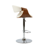 Banqueta Nicole Base em Disco Homenow Cor:creme - 4