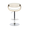 Banqueta Nicole Base em Disco Homenow Cor:creme - 3