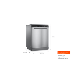 Lava-louças 15 Serviços Brastemp com Smart Sensor - Blf61ar 110v - 3