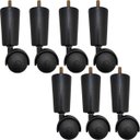 Ver imagem 1 de Kit 7 Pé de Cama Box Casal Rodinhas para Móveis Pé para Cama