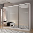Ver imagem 1 de Guarda Roupa Palermo 3 Portas 6 Gavetas Com Espelho Clic Móveis