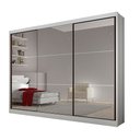 Ver imagem 3 de Guarda Roupa Palermo 3 Portas 6 Gavetas Com Espelho Clic Móveis