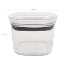 Pote Hermético 450ml Plástico Vedação Hermética Em Silicone Natural - 4
