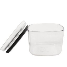 Pote Hermético 450ml Plástico Vedação Hermética Em Silicone Natural - 3