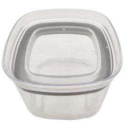 Pote Hermético 450ml Plástico Vedação Hermética Em Silicone Natural - 6