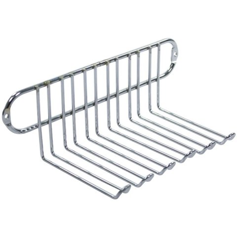Porta Espetos Parede Churrasco Suporte Organizador Cromado