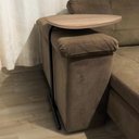 Ver imagem 3 de Mesa de Apoio para Sofá Mesa Lateral para Sala Sterling - Preto/jade