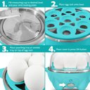 Ver imagem 5 de Elite Gourmet Egc-007t# Cozedor de Ovos Elétrico 7 Ovos Teal