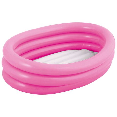 Banheira Inflável Oval - rosa