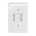 Ver imagem 1 de Interruptor 2 Teclas Paral 6a 250v com Placa 4x2 Ilumi Stylus