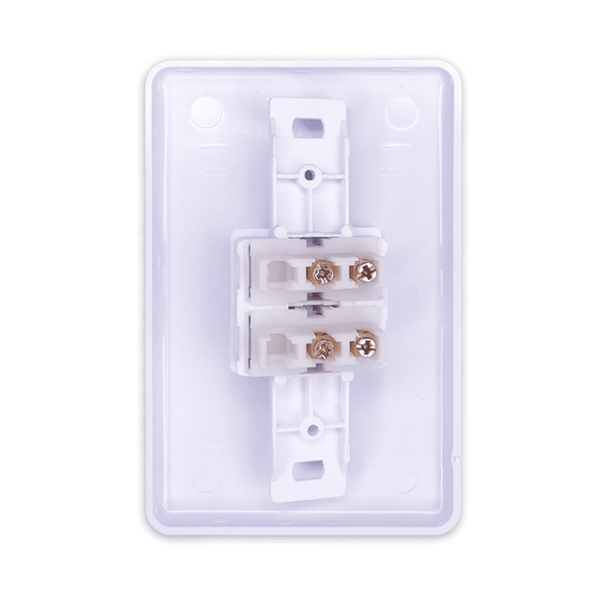 Interruptor 2 Teclas Paral 6a 250v com Placa 4x2 Ilumi Stylus - 3