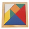 Brinquedos Educativos - Jogo Tangram - 20x20cm 7 Peças - 1