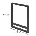 Ver imagem 6 de Kit 2 Prateleiras Industrial C/ Suporte Retangular 30x60cm