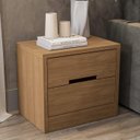 Ver imagem 1 de Mesa de Cabeceira 54cm com 2 Gavetas S822 Kappesberg