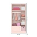 Ver mais imagens de Jogo de Quarto Infantil Gr 2617 e Cômoda e Berço Doce Sonho:rosa