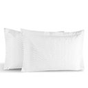 Ver imagem 1 de Kit Portas Travesseiros Silver Percal 180 Fios 50cm X 70cm 2 Peças - Branco