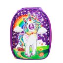 Ver imagem 2 de Kit Mochila Rodinha + Lancheira + Estojo Unicórnio Roxo