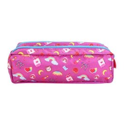 Estojo Escolar Infantil Rainbow Ruby Pacific Rosa - 2